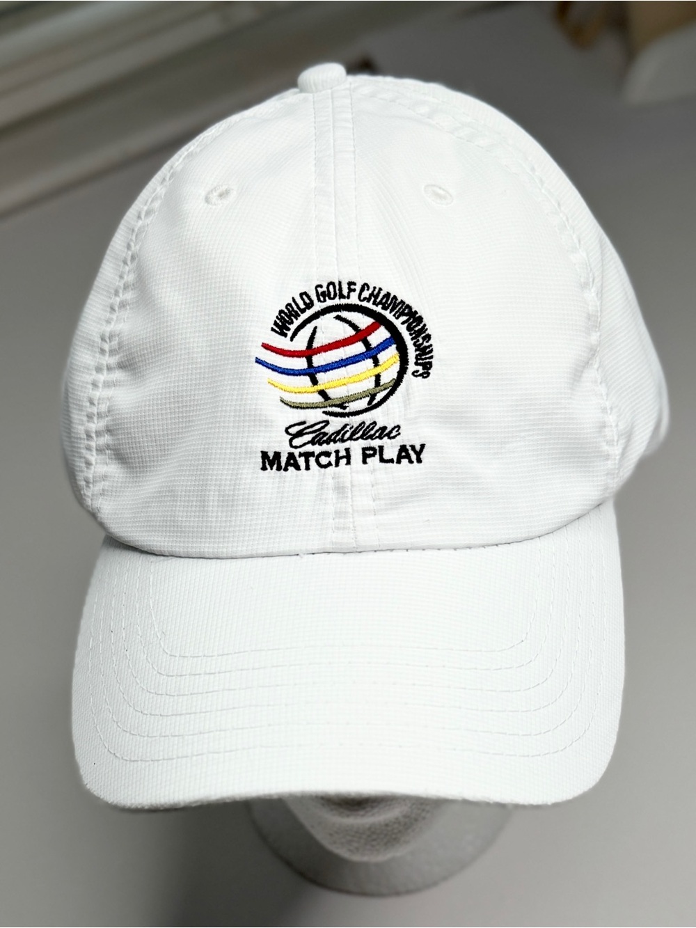 Match Play World Golf Championships White Embroidered Imperial Golf Cap